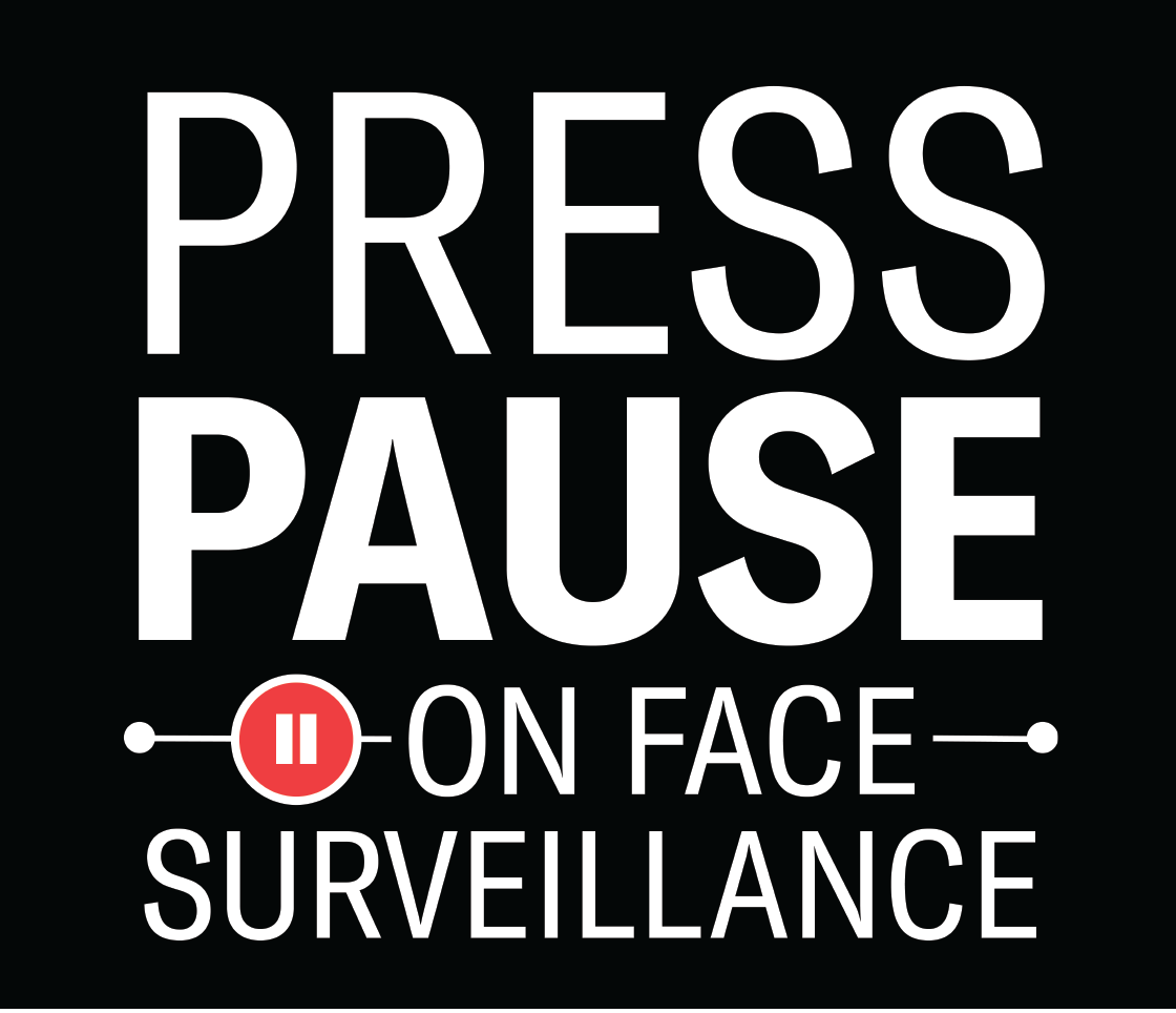 Press Pause campaign poster from the ACLUM.